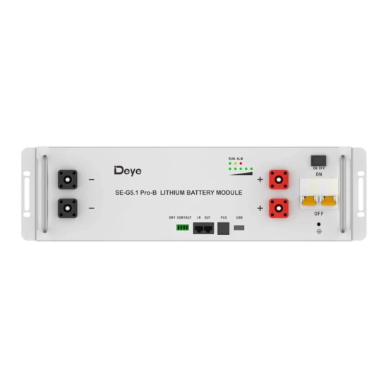 Акумуляторна батарея Deye LiFePo4 Deye SE-G5.1 PRO B 5,1 кВт*год 48В