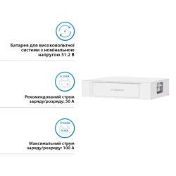 Акумуляторна батарея Dyness Stack100 S51100 5.12KWH 51.2V 100AH