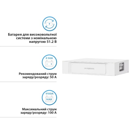 Акумуляторна батарея Dyness Stack100 S51100 5.12KWH 51.2V 100AH