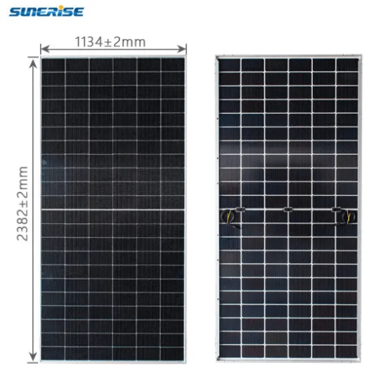 Сонячна панель Sunerise 630 Вт JC615-132-210R-DG N-тип TOPCon Bifacial (Двостороння)