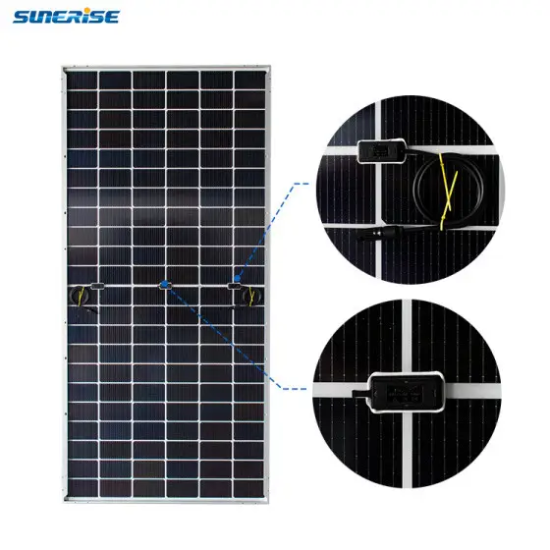 Сонячна панель Sunerise 630 Вт JC615-132-210R-DG N-тип TOPCon Bifacial (Двостороння)