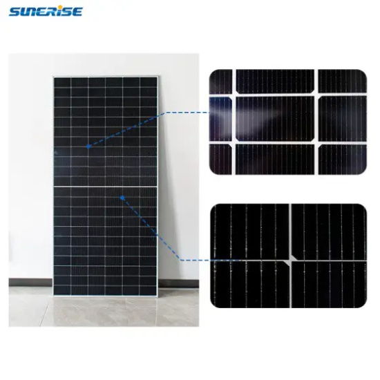 Сонячна панель Sunerise 630 Вт JC615-132-210R-DG N-тип TOPCon Bifacial (Двостороння)