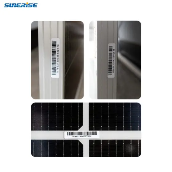 Сонячна панель Sunerise 630 Вт JC615-132-210R-DG N-тип TOPCon Bifacial (Двостороння)